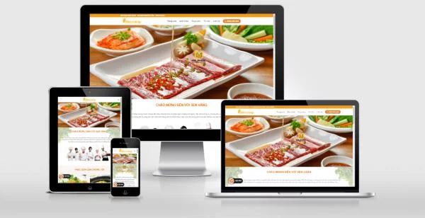 Website nhà hàng - Quán ăn